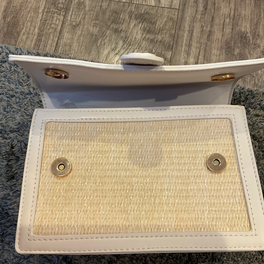 Top handle Woven crossbody bag - Picture 6 of 14